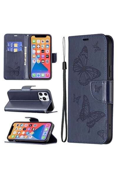 sscase Two Butterflies Θήκη Πορτοφόλι Blue (Xiaomi Redmi 12 4G)