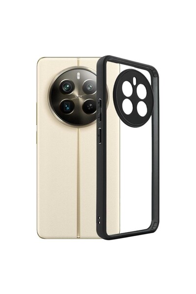 sscase Clear Acrylic Σκληρή Θήκη Σιλικόνης Black (Realme 12 Pro 5G / 12 Pro P...