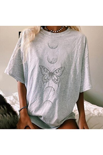 bellanova Unisex Oversize Printed T-Shirt Streetwear Comfortable Fit Daily Pr...