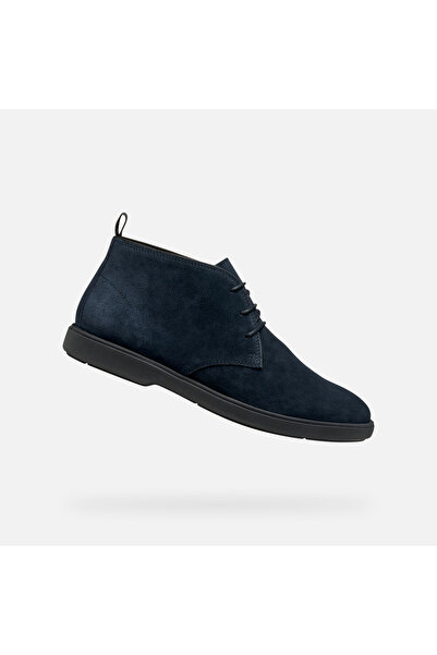 Geox Pantofi de gleznă pentru bărbați, albastru închis, Spherica EC17