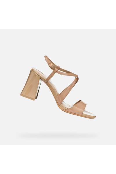 Geox Sandale de damă de culoare maro deschis New Eraklia 80 T01