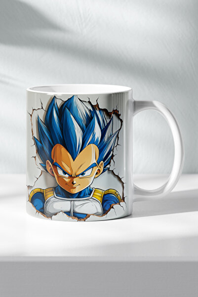 DekorHane Dragon Ball Anime Figured Porcelain, Son Goku Vegeta Themed, Gift T...
