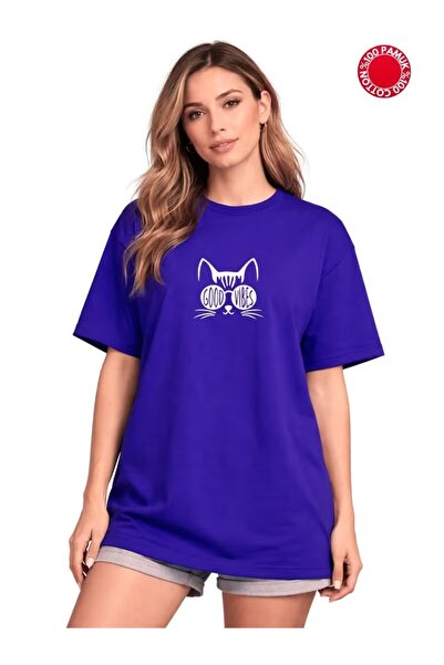 puolikuu Tricou unisex cu croială confortabilă, cu panglică și imprimeu dublu