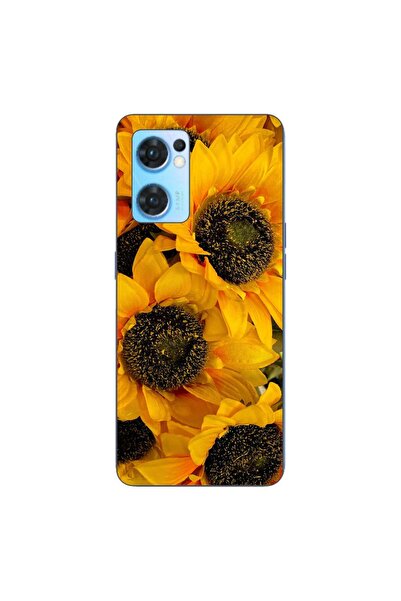 OEM Husa compatibila cu Oppo Reno7 5G Silicon Gel Tpu Model Floarea Soarelui