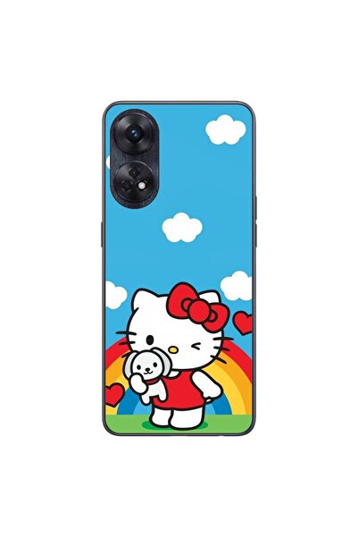 OEM Husa compatibila cu Oppo Reno8 T 4G Silicon Gel Tpu Model Hello Kitty Rai...