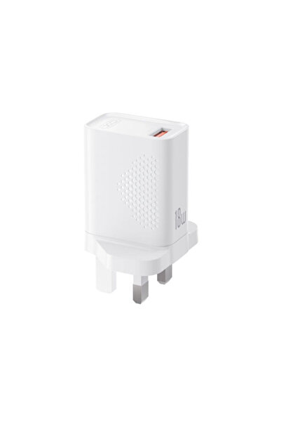 Xo Φορτιστής Χωρίς Καλώδιο με Θύρα USB-A 18W Λευκό (L159 UK)