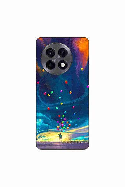 OEM Case compatible with OnePlus 13R Silicone Gel Tpu Universe Balloons Pattern
