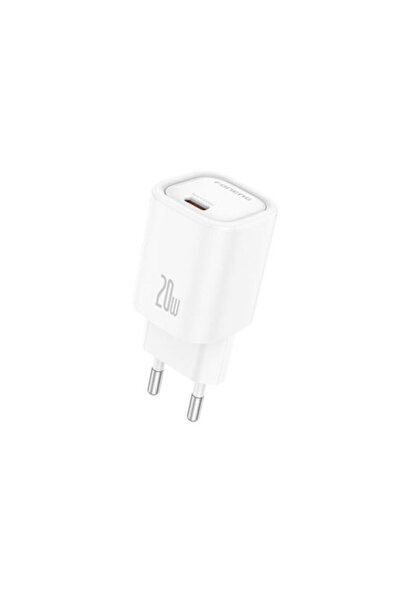 FONENG Φορτιστής Χωρίς Καλώδιο με Θύρα USB-C, 20W Power Delivery, Λευκός (EU69)