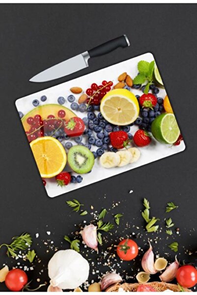 Zarif Home Glass Cutting Board 25X35 cm |   Decorative Tempered Glass Cutting...