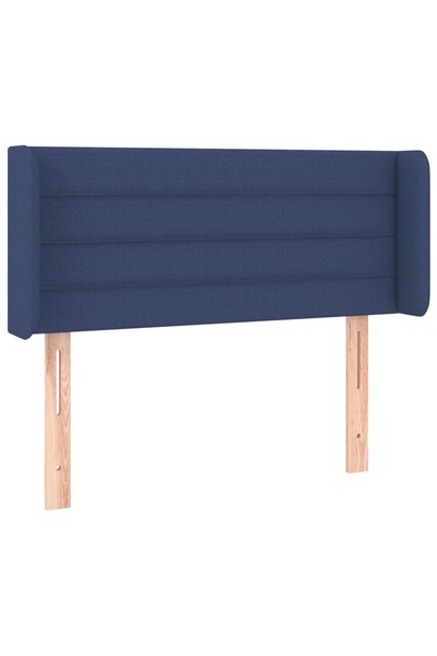vidaxl Blue headboard with wings 103x16x78/88 cm textile