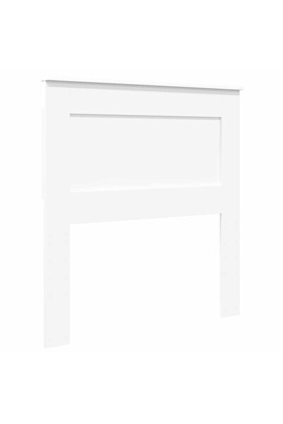 vidaxl Tăblie cap cu headboard Alb 80 cm Lemn compozit