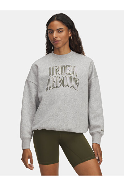 Under Armour Dámská mikina Rival Flc OS Varsity Crew-GRY
