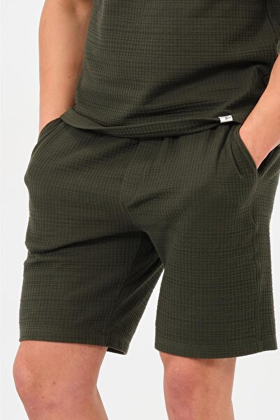 Hawaii Beach Khaki 100% Cotton Breathable Fabric Comfortable Fit Elastic Wais...