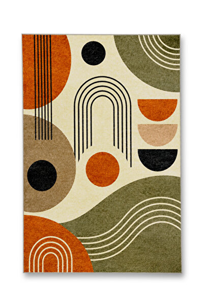 Rugs Modern Halı SDT Şekil Tema Desenli Modern Dokuma Taban Dekoratif Halı sd...