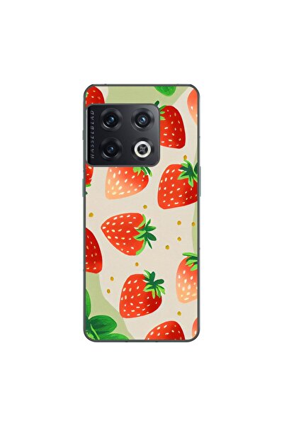 OEM Husa compatibila cu OnePlus 10 Pro Silicon Gel Tpu Model Capsuni Pattern