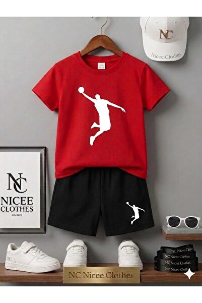 NC Nicee Clothes TRIUNGRĂ ȘI PANTALONI SCURȚI DE VARĂ PENTRU COPII UNISEX (IM...