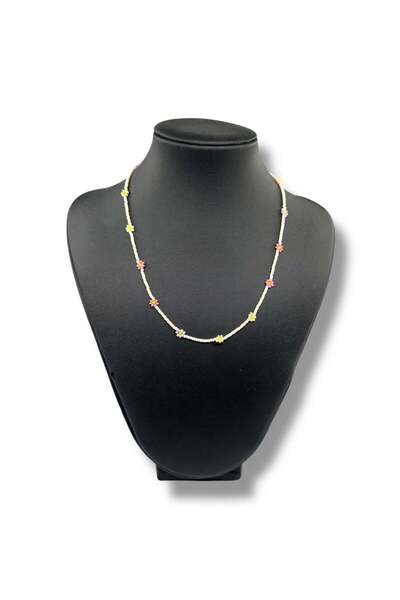 Bozhi Necklace Glass Beads Elegant Gift