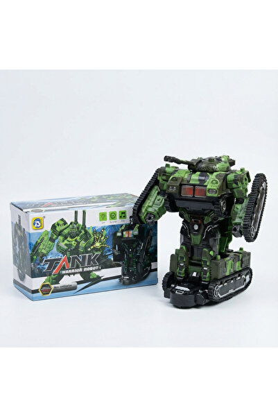 CasaDesteapta.ro "Tank Warrior" Toy with Automatic Transformation, Lights, Mu...