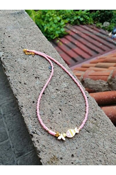 Bozhi Necklace Glass Beads Minimal Elegance