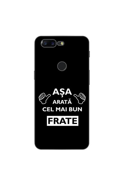 OEM Husa compatibila cu OnePlus 5T Silicon Gel Tpu Model Cel Mai Bun Frate