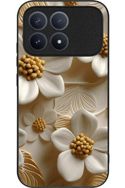Other Θήκη Sonique Σειρά 3D Λουλούδια Xiaomi Poco F8 Pro 5G Λευκό