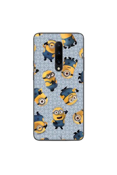 OEM Husa compatibila cu OnePlus 7 Pro Silicon Gel Tpu Model Pattern Minioni