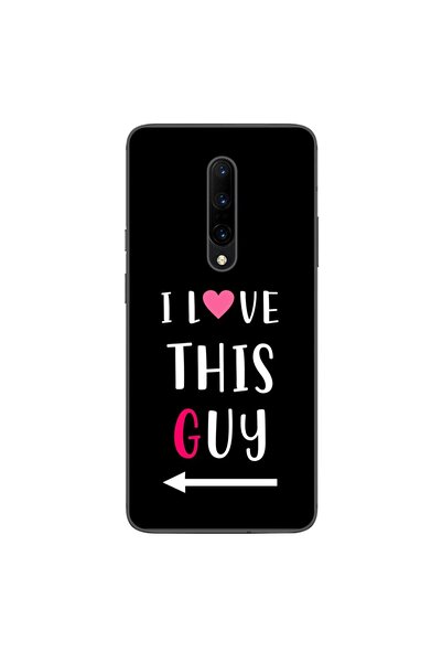 OEM Husa compatibila cu OnePlus 7 Pro Silicon Gel Tpu Model Cupluri I love Th...
