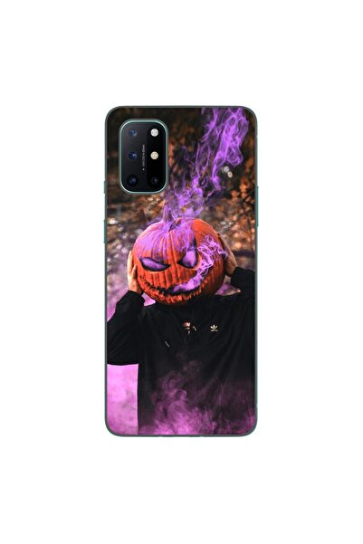 OEM Case compatible with OnePlus 8T Silicone Gel Tpu Pattern Halloween Pumpki...