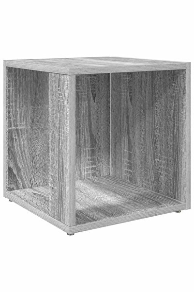 vidaxl Măsuță laterală, sonoma gri, 33x33x34,5 cm, lemn prelucrat