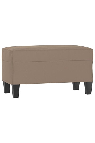 vidaxl Bancă, gri taupe, 70x35x41 cm, microfibră