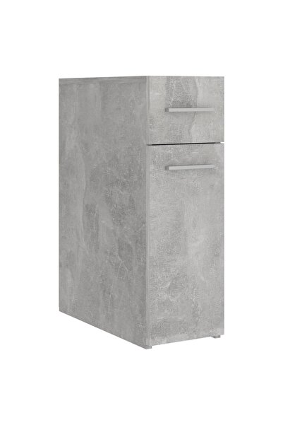 vidaxl Dulap de farmacie, gri beton, 20x45,5x60 cm, PAL