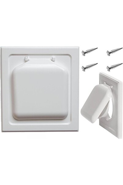 Arabest Dual Door Dryer Vent Cover,Pest-Proof,High UV-Resistant Plastic,Outdo...