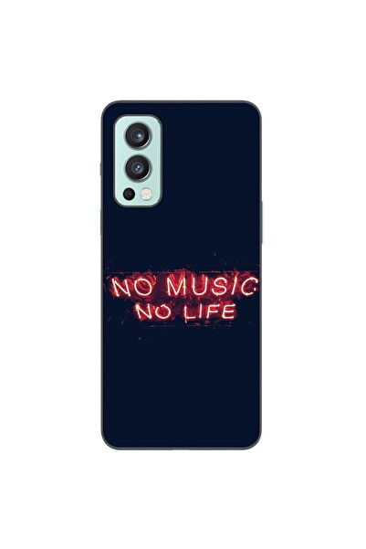 OEM Θήκη συμβατή με OnePlus Nord 2 Σιλικόνης Gel TPU Μοντέλο No Music No Life