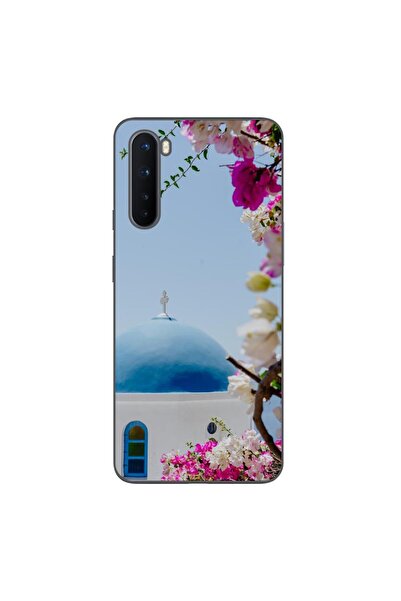 OEM Husa compatibila cu OnePlus Nord Silicon Gel Tpu Model Grecia Santorini