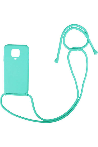Other Sonique Carryhang Πίσω Θήκη Σιλικόνης 0.5mm με Λουράκι Τιρκουάζ (Redmi ...