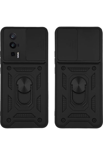 Other Sonique Back Cover Silicone / Plastic Black (Poco F5 Pro)