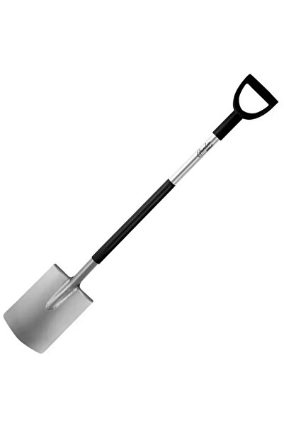 DEDRA EXIM Straight spade, metal handle, D-type plastic handle, 122cm
