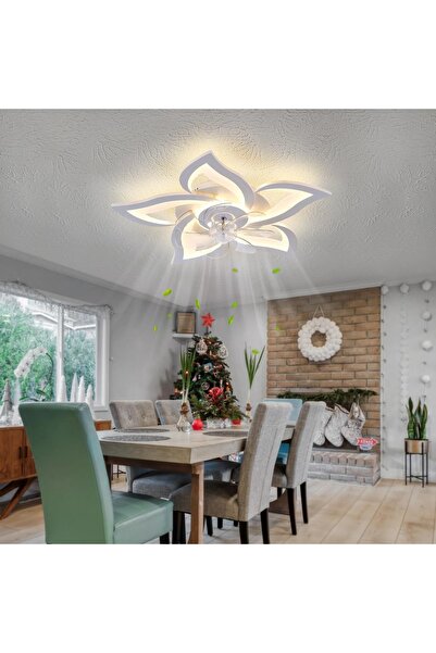 Sueva Lustra LED cu Ventilator si Telecomanda Echivalent 400W, D63 CM