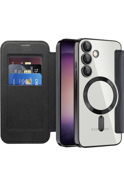 Techsuit Θήκη Σιλικόνης Μαύρη (Galaxy S23+)