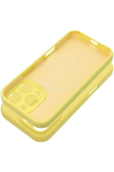 OEM Θήκη Πλάτης Σιλικόνης 2mm Κίτρινη (iPhone 17)
