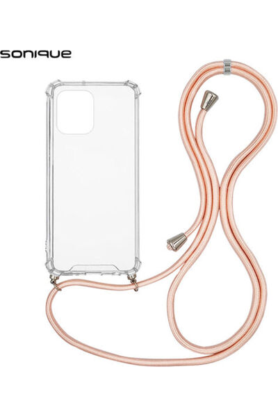 Other Σονίκ Πίσω Θήκη Σιλικόνης με Λουράκι Ροζ (Redmi 12 4G / Redmi 12 5G)