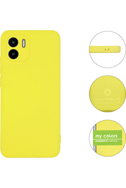 Other Σονίκ Πίσω Κάλυμμα Σιλικόνης Κίτρινο (Redmi A1 / A2)