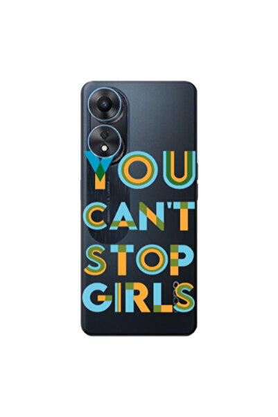 Other Oppo A 98 You Cant Stop Girls Transparent Silicone TPU Θήκη