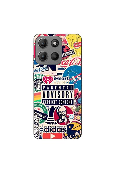 OEM Husa compatibila cu Motorola Moto G15 Silicon Gel Tpu Model Pop Art Brands