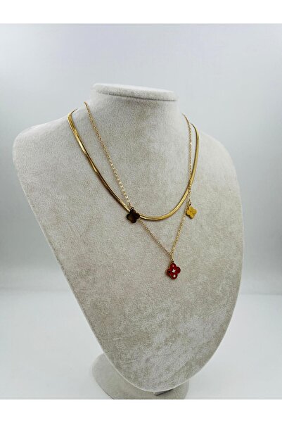 Bozhi Necklace Steel Gold Daily Elegance