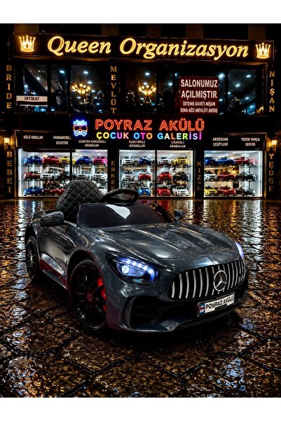 POYRAZ AKÜLÜ 2026 Mersedes gtrr 12V akülü araba(ÖZEL PLAKA)(0-6yaş)