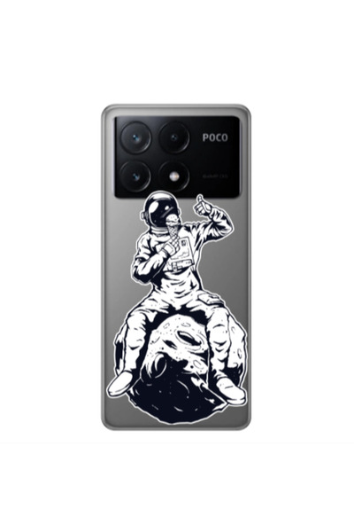 Other Xiaomi Poco X6Pro 5G ice cream in space Transparent Silicone TPU Θήκη