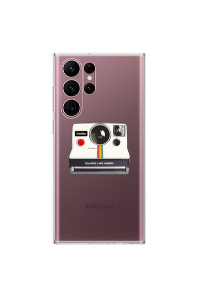 Other Samsung S22 Ultra Polaroid land camera Transparent Silicone TPU Θήκη