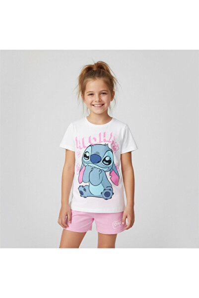 Lilo & Stitch 2-piece outfit, short sleeve Aloha Pink