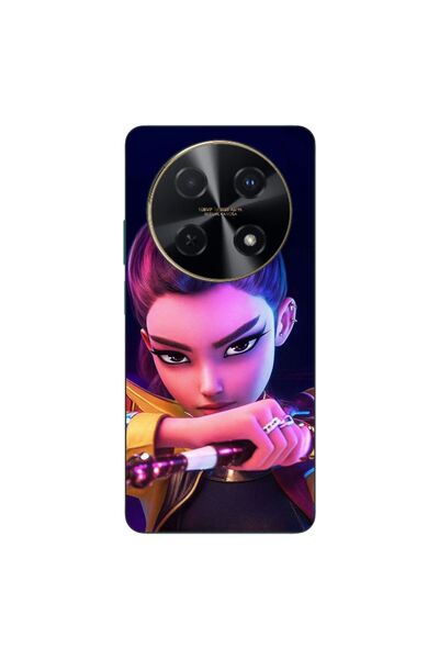 OEM Калъф, съвместим с Huawei Nova 12i, силиконов гел TPU, модел KPop Demon H...